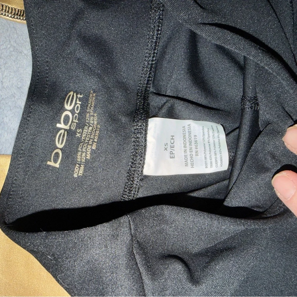 Two pairs of women's BEBE sport workout pants - Picture 5 of 12